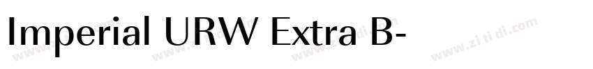 Imperial URW Extra B字体转换 Imperial URW Extra B字体转换